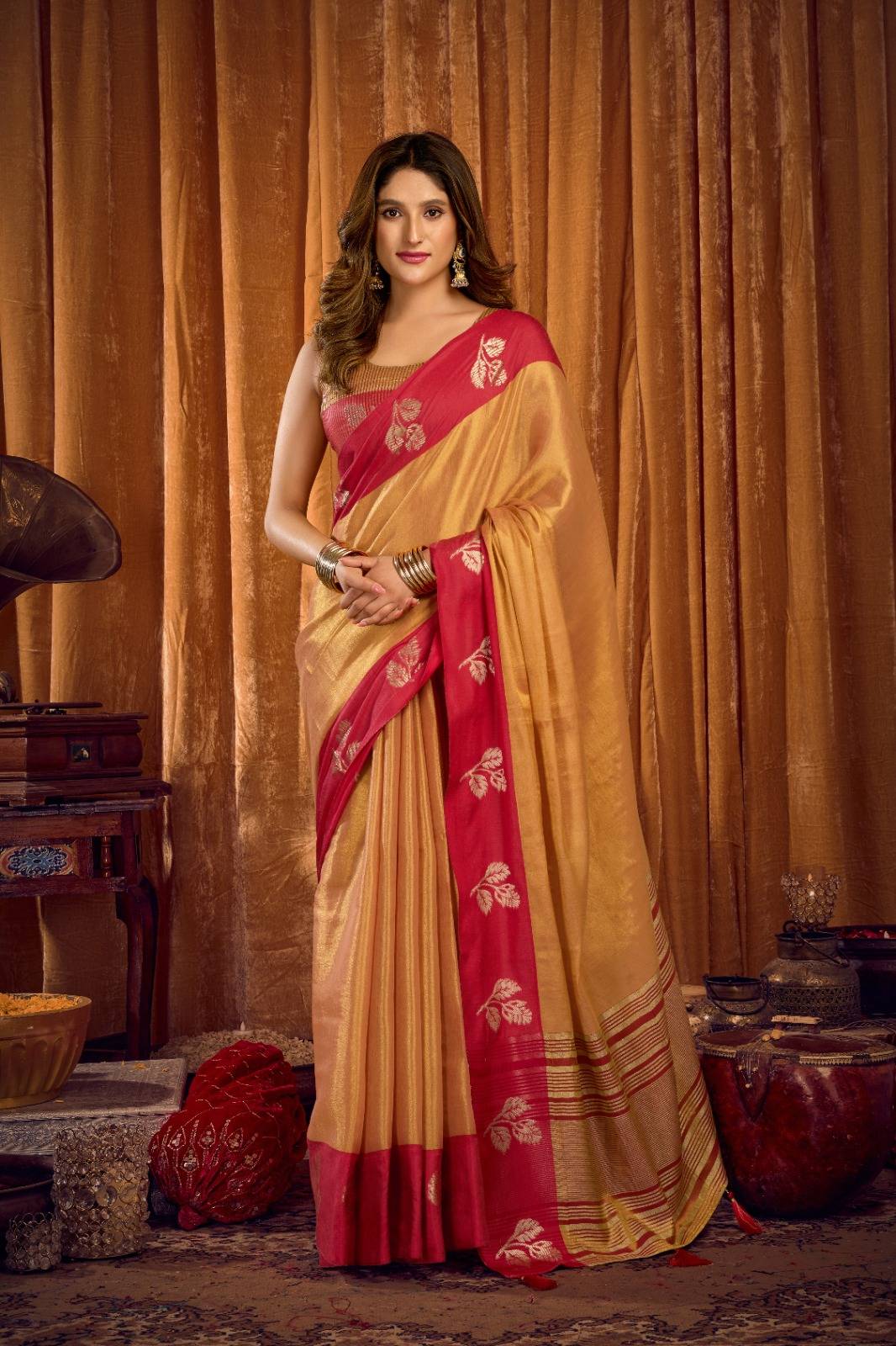 Sumathi By Gobuni 2301 to 2306 series Indian Traditional Wear Collection Beautiful Stylish Fancy Colorful Party Wear & Occasional Wear Soft Tissue  Sarees At Wholesale Price